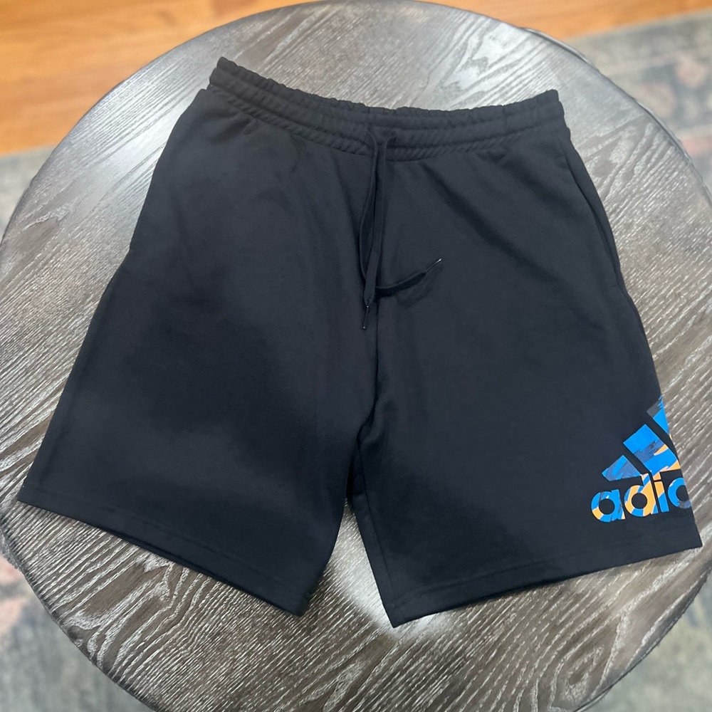 Adidas Men's Athletic Shorts Black Tiger Camo RFID Multi Sport